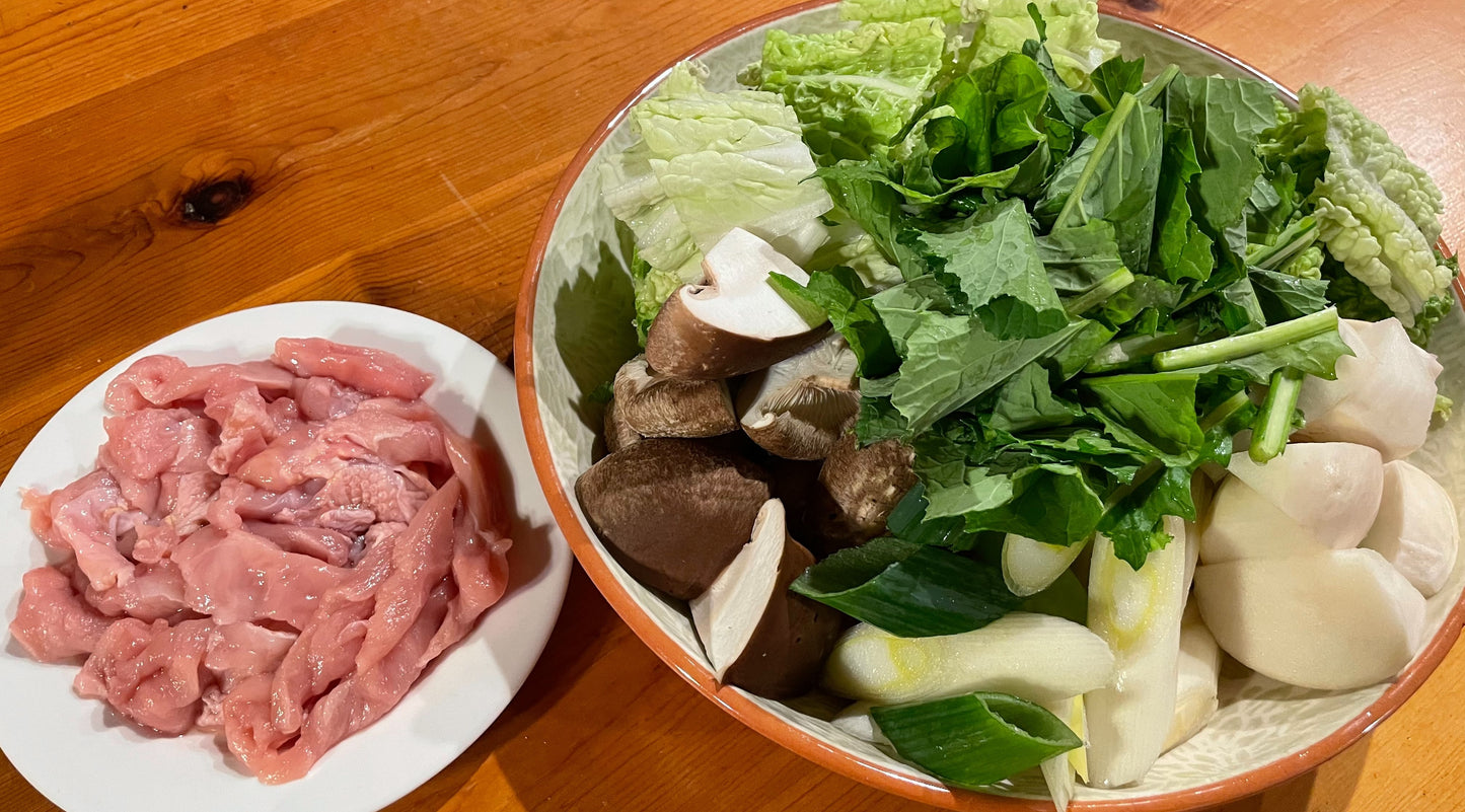 放し飼い鶏の長期育成肉『俺のすべて』薬膳鍋スパイス付き
